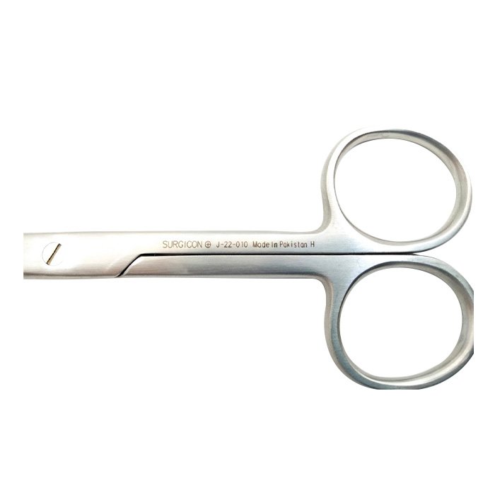 Ножницы с одним острым концом прямые детские 125мм