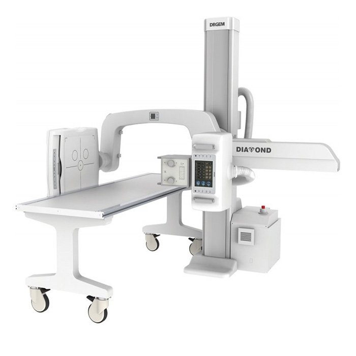 DRGEM DIAMOND-5A (полностью цифровой) с поворотным штативом трубки (полностью автоматизированный) (82 кВт)