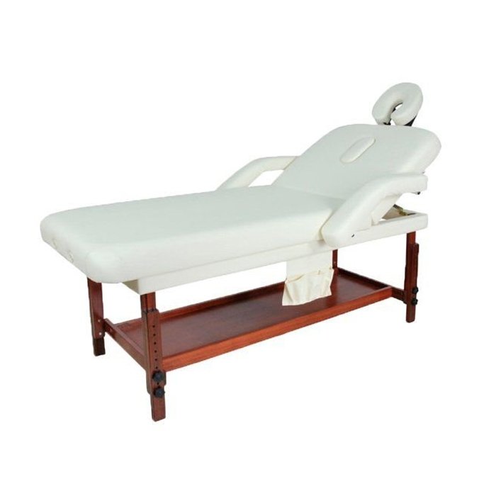 Стационарный массажный стол деревянный FIX-1A (МСТ-7Л)