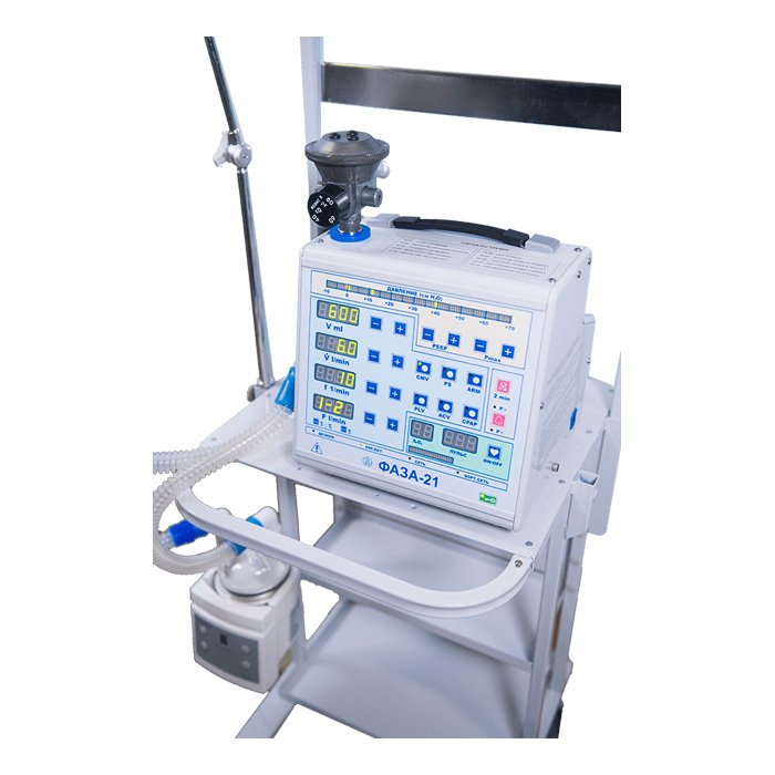 Аппарат искусственной вентиляции легких КРЭТ Фаза-21, в базовой комплектации