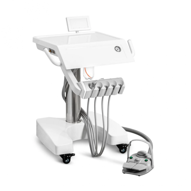 Mercury 550 mobile - мобильная стоматологическая установка с нижней подачей инструментов (Китай)