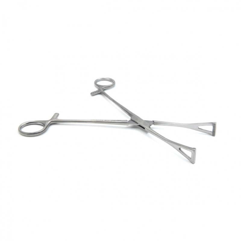 Щипцы-зажимы окончатые для захватывания сосудов 214мм