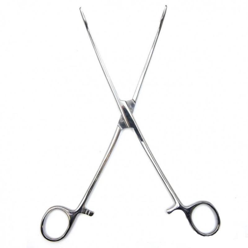 Корнцанг изогнутый для детей, 228 мм, Surgiwell