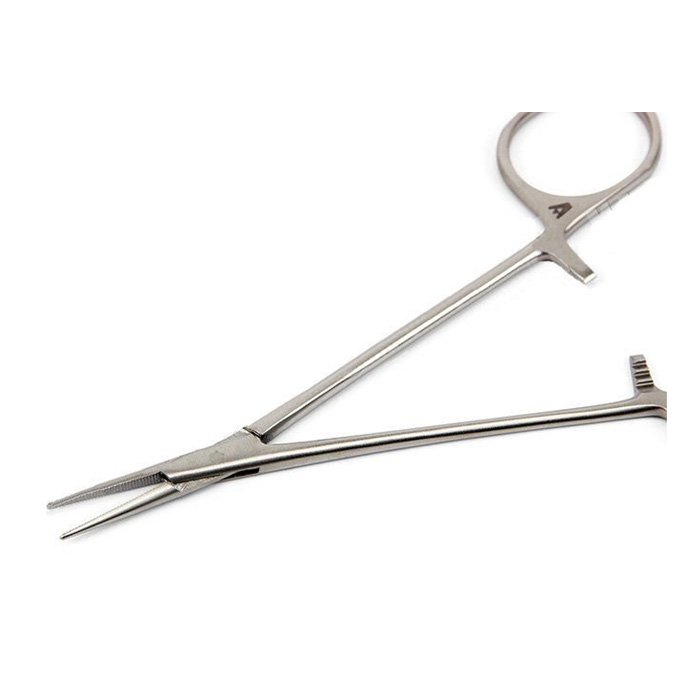 Зажим микроартериальный, прямой, Москит, 127 мм (блестящие)