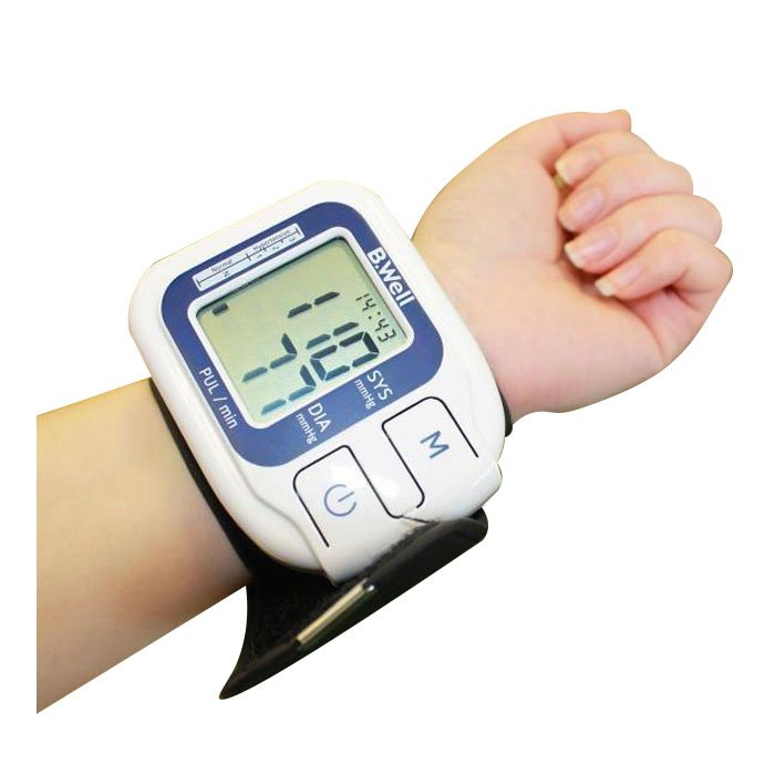 Тонометр А-27, автомат на запястье, индикатор аритмии, память 60, дата и время, шкала давления