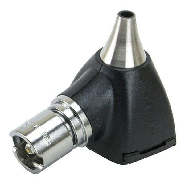 Отоскоп 25090-BI, 3,5v Диагностический волоконно-оптический отоскоп без встроенного осветителя горла + рукоятка на батарейках + набор воронок + футляр