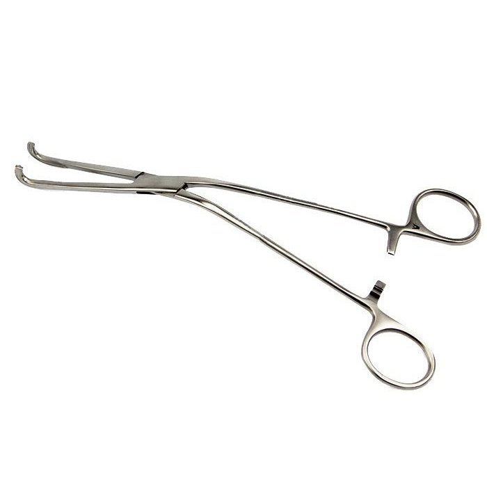 Зажим к/о для глубоких полостей, прямой, № 3, 214 мм