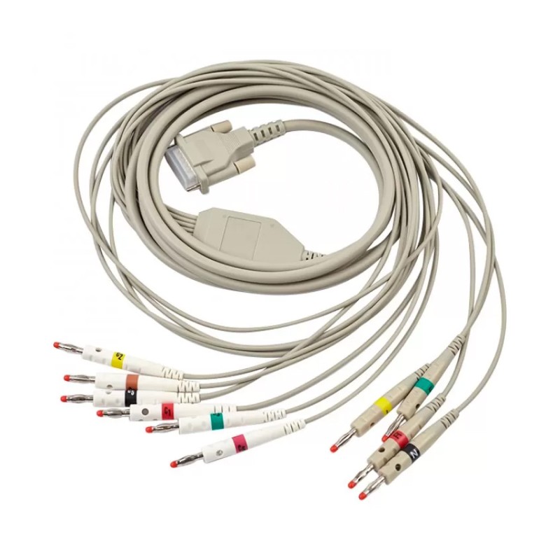 Кабель отведений ЭКГ штекерный Валента