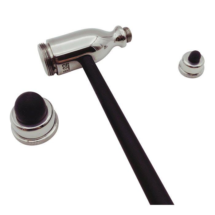 Неврологический молоточек ТРОМНЕР тяжелый 190г, с кисточкой, KaWe