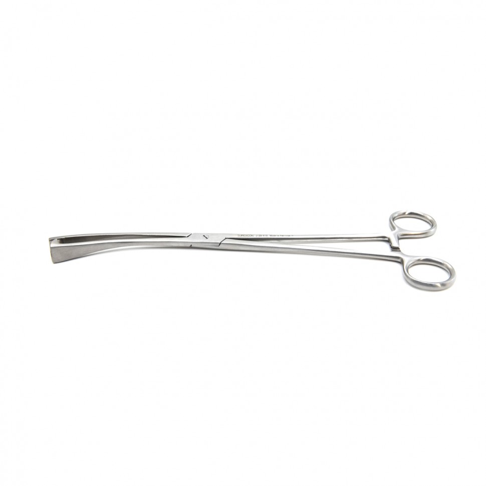 Щипцы маточные 3-х зубые, изогнутые 260 мм