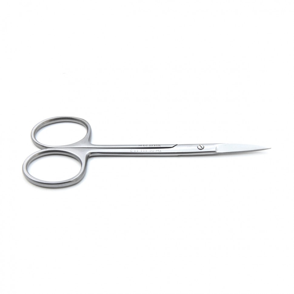 Ножницы глазные остроконечные прямые, 113 мм