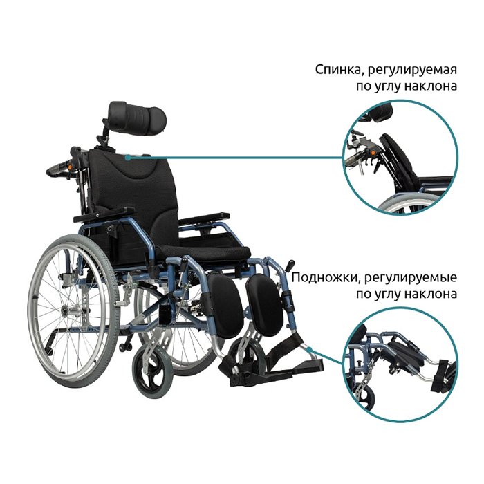 Инвалидная кресло-коляска механическая Ortonica Comfort 500