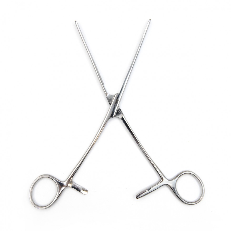 Зажим кишечный эластичный для детей, прямой, 175 мм. Surgiwell