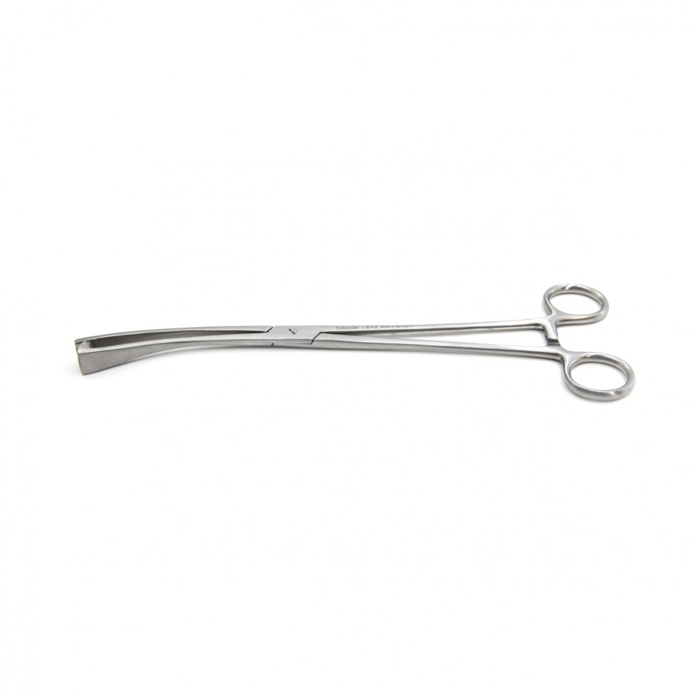 Щипцы маточные 3-х зубые, изогнутые 260 мм