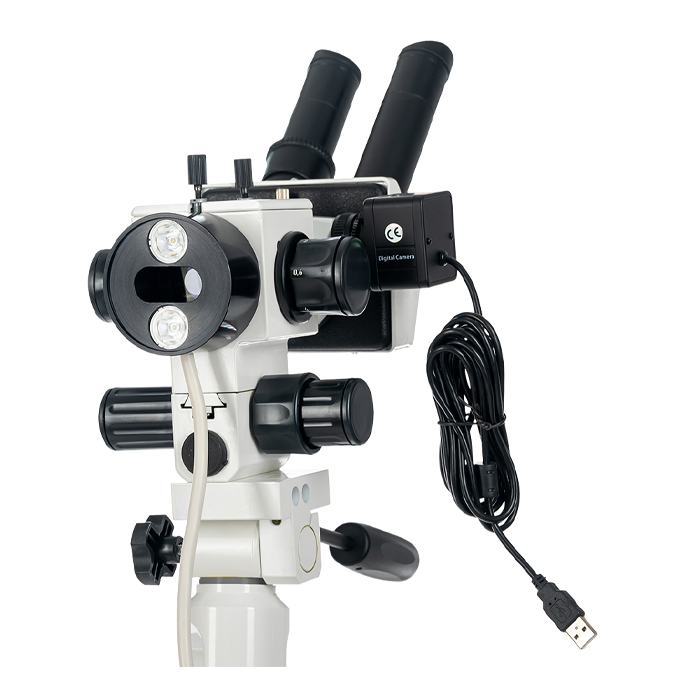 Кольпоскоп КС-02 «Классик» вариант 100, прямой штатив, Н-образное основание