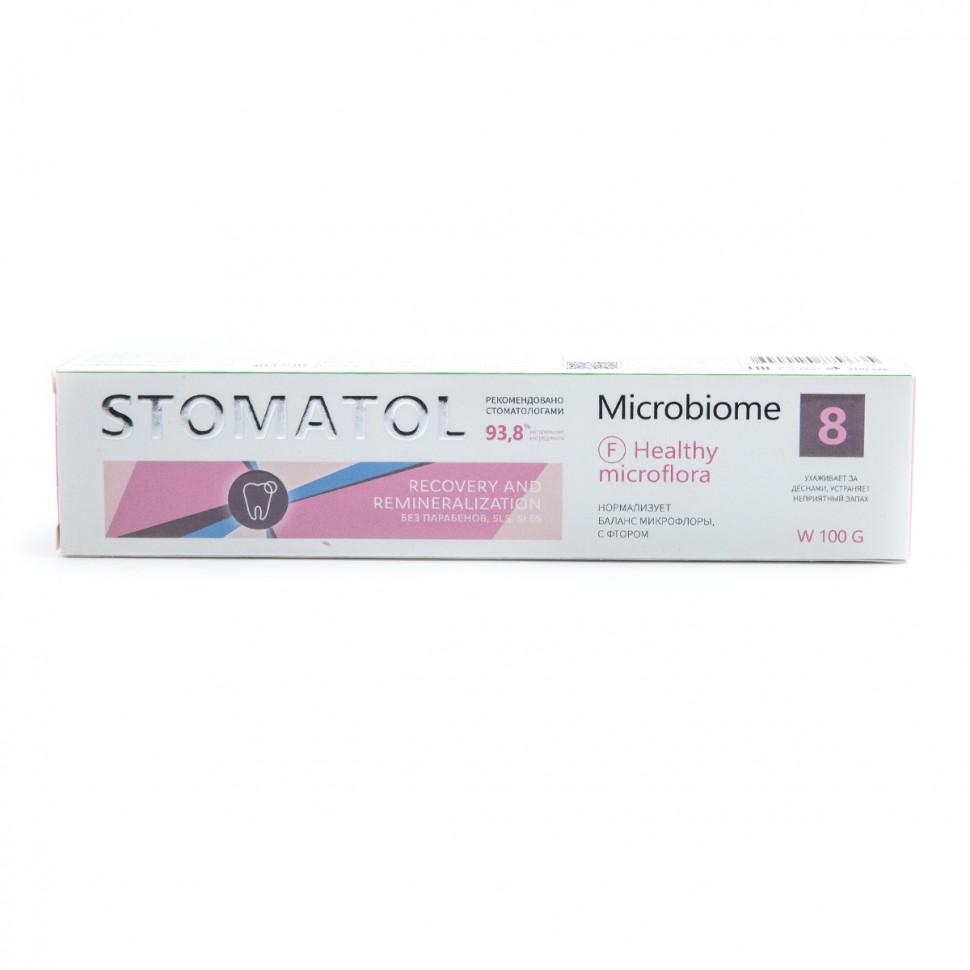STOMATOL Зубная паста 8 Microbiome 100г