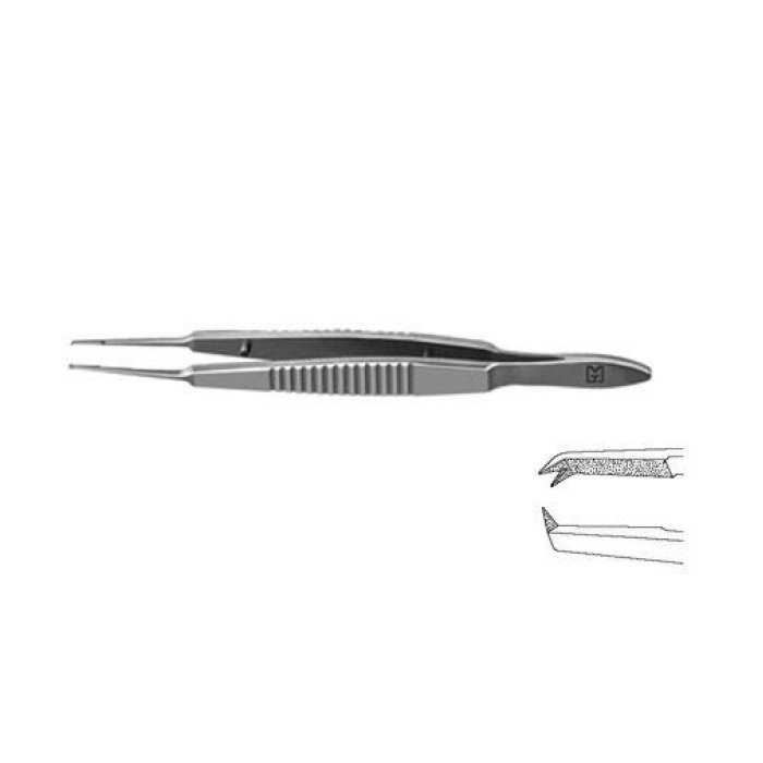 Пинцет шовный по Кастровьехо, прямой F-6112