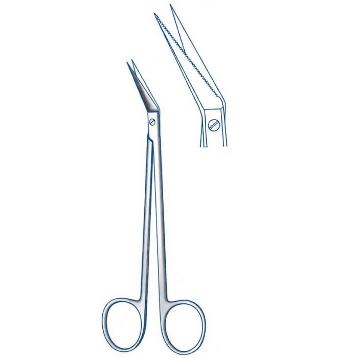 Ножницы Locklin 16 см  лигатурные хирургические нержавеющие, Surgicon