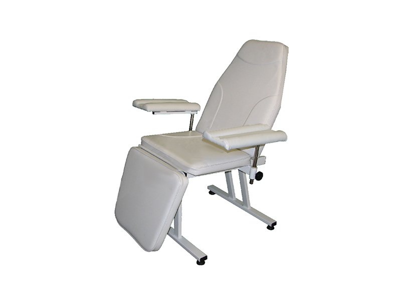 Кресло донора для забора крови К-02дн, цвет белый