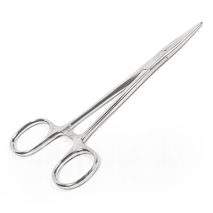 Зажим микроартериальный прямой, Крайл, 143 мм (блестящ.)