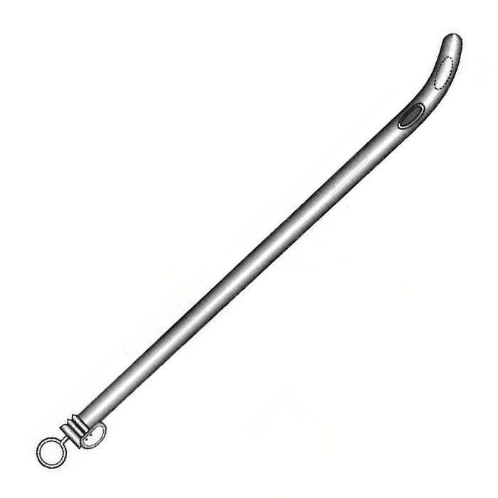 Катетер уретральный металлический, женский, 15 см, тип Fig. 12, Surgicon