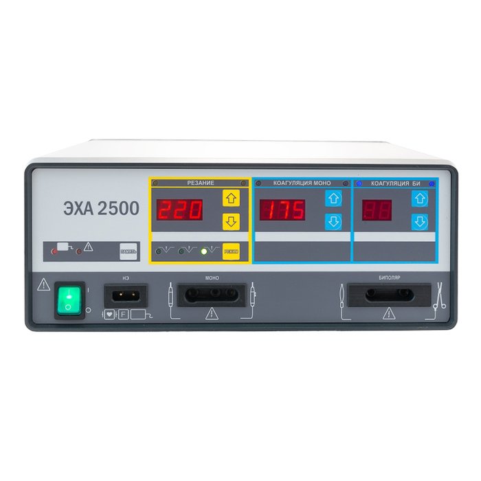 Электрокоагулятор ЭХА 2500 для монополярных рассечений и коагуляции, биполярной коагуляции