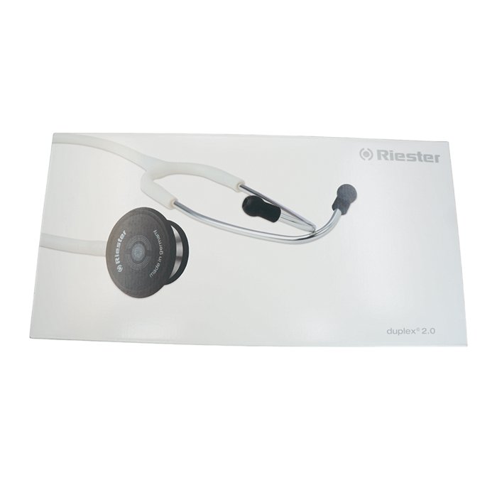 Duplex 2.0 стетоскоп, нержавеющая сталь белый, Riester