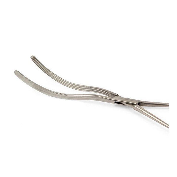 Зажим кишечный эластичный для взрослых изогнутый 235 мм