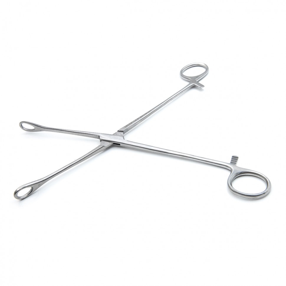 Щипцы полипные окончатые 245х6 (зажим по фостеру)