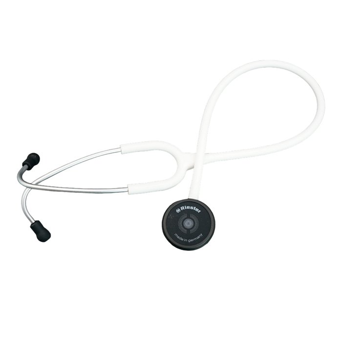 Duplex 2.0 стетоскоп, нержавеющая сталь белый, Riester