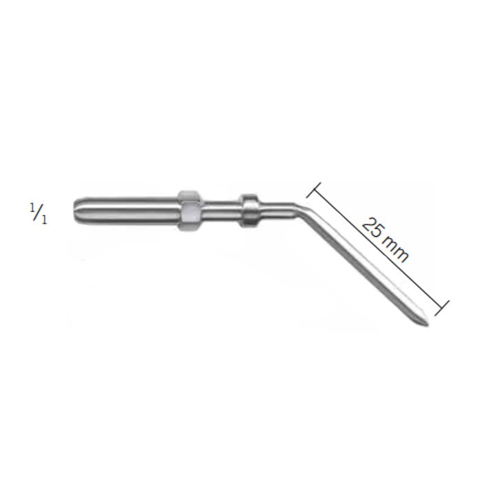 Электрод-ланцет, изогнутый , длина 25мм KLS Martin