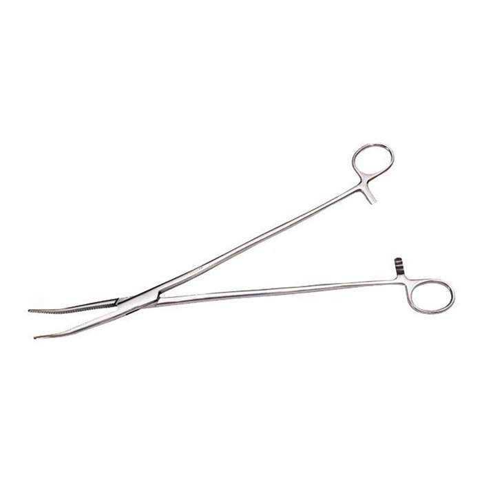 Зажим гинекологический изогнутый 255 мм Surgiwell