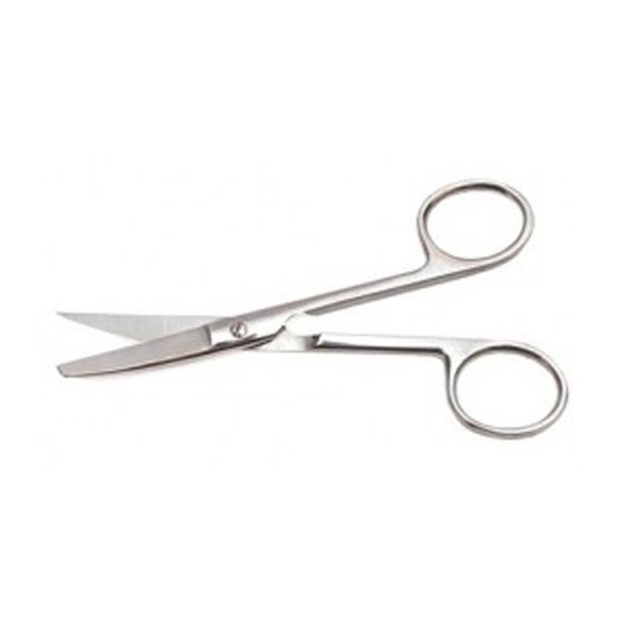 Ножницы с 1-м острым концом вертик. изогнутые 160мм