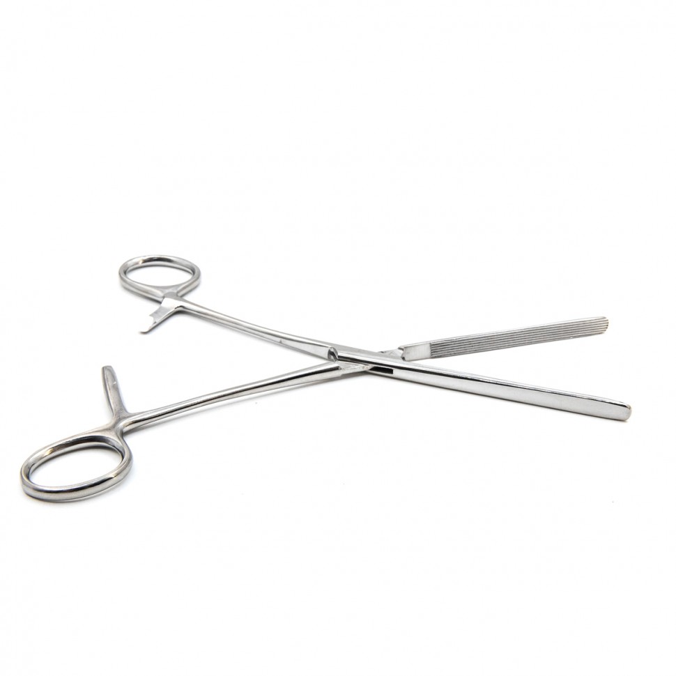 Зажим кишечный эластичный для детей, прямой, 175 мм. Surgiwell