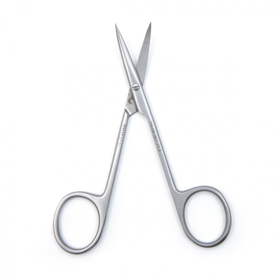 Ножницы глазные д/стекловидного тела вертикально изогнутые 114 мм