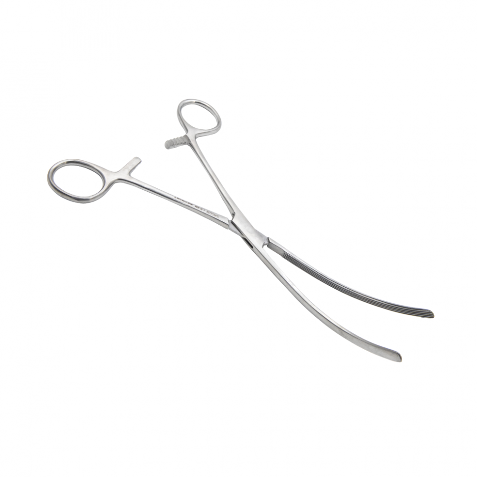 Зажим кишечный эластичный для детей изогнутый 210 мм Surgicon