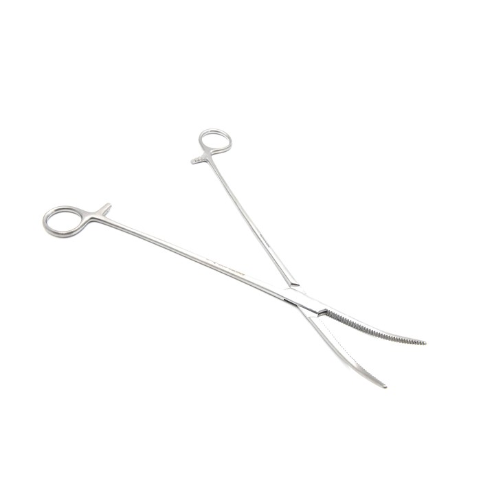 Зажим артериальный лигатурный с пологим изгибом Zenker, 285 мм