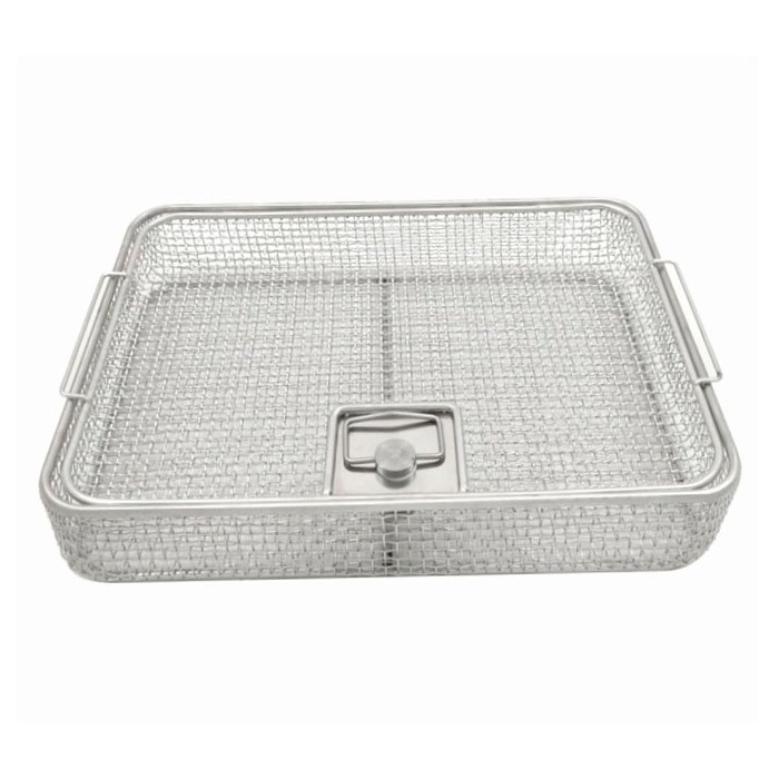 Лоток прямоугольный сетчатый с крышкой ЛМПрКС - "МЕДИКОН", 340х250х60