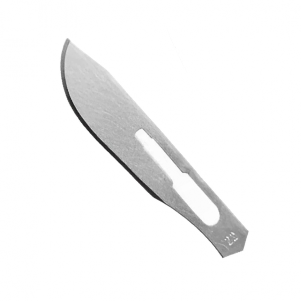 Лезвие хирургическое стерильное одноразовое ENSENT углеродистая сталь №22