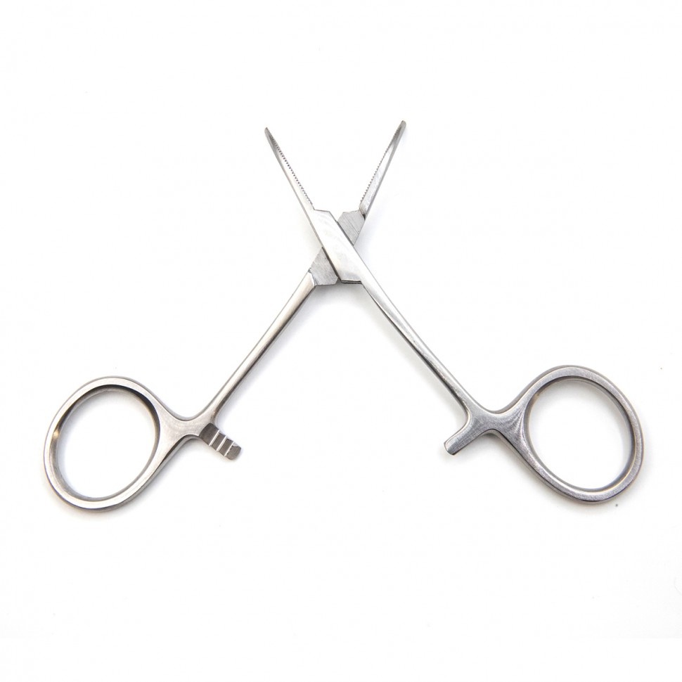 Зажим артериальный Halsted-Mosquito изогнутый, 100мм