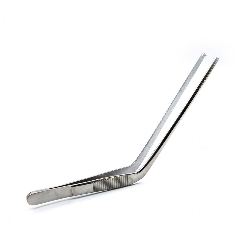 Пинцет ушной горизонтально-изогнутый, хирургический, 145 мм. Surgiwell