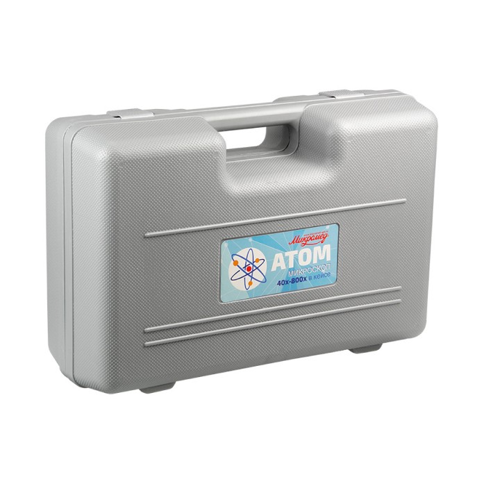 Микроскоп Микромед Атом 40x-800x в кейсе, Veber