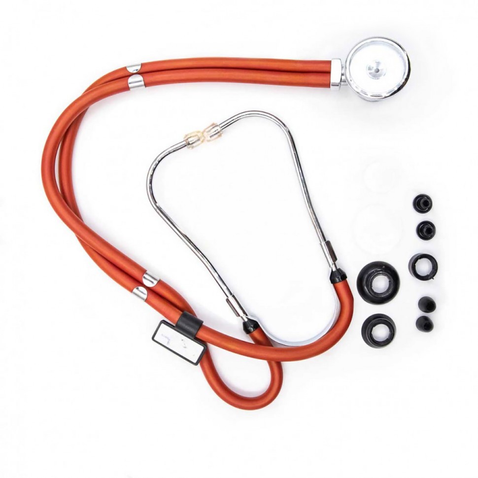 Медицинский стетоскоп Раппопорта 04-АМ602 RD, красный, AMRUS