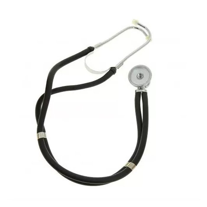 Медицинский стетоскоп Раппопорта 04-АМ602 ВК, черный, AMRUS