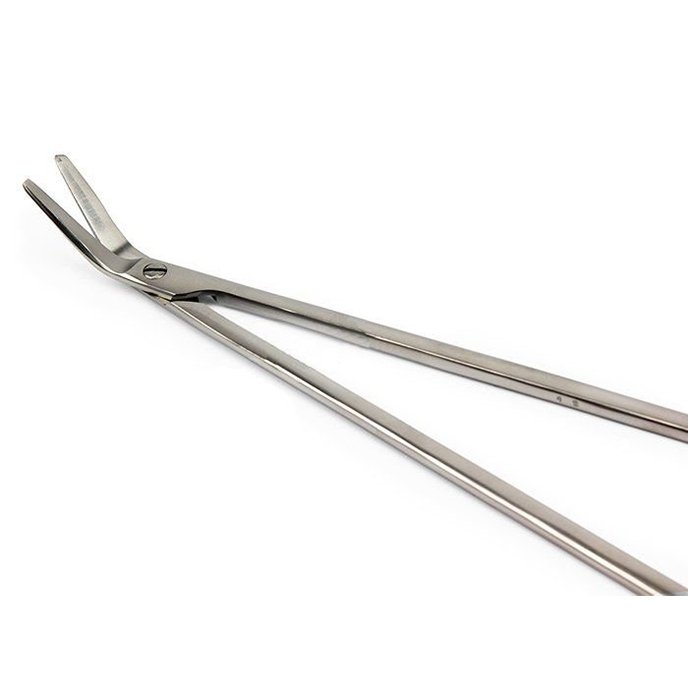 Ножницы сосудистые, вертик. изогнутые под углом, 250 мм