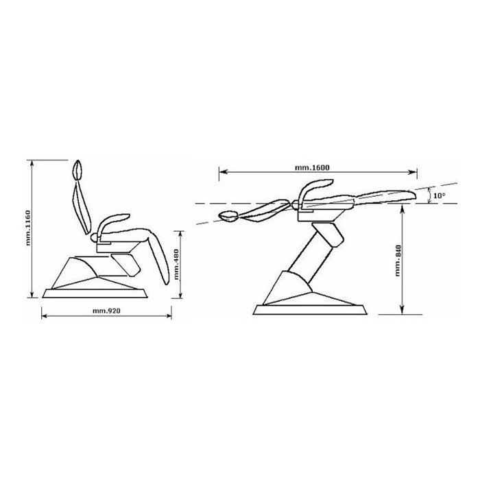 Оториноларингологическое кресло OTOPEX, Eurocliniс