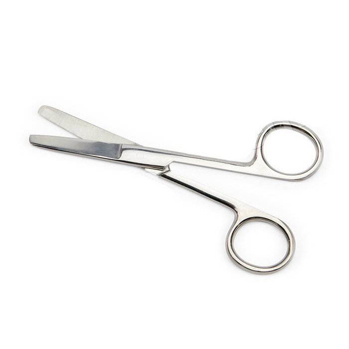 Ножницы тупоконечные прямые, 100 мм ПТО Медтехника