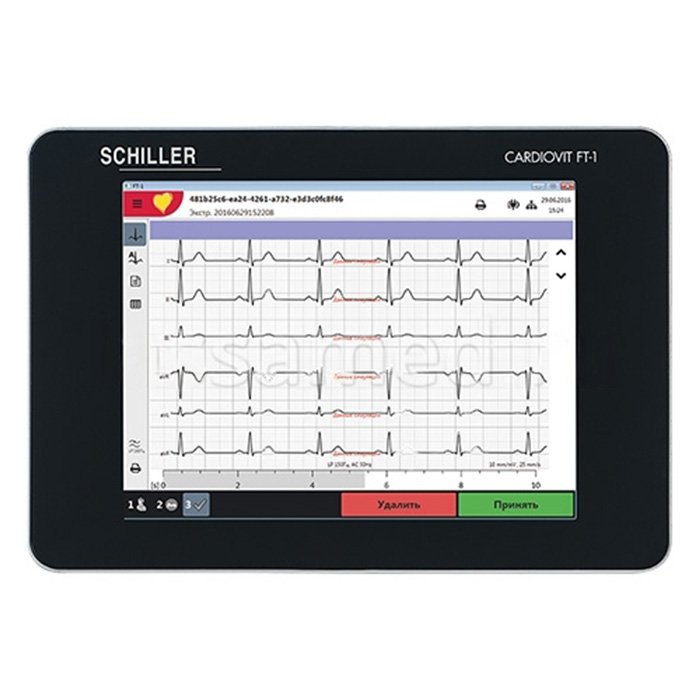 Электрокардиограф 6/12-канальный Cardiovit FT-1, Сумка (входит программа измерений)