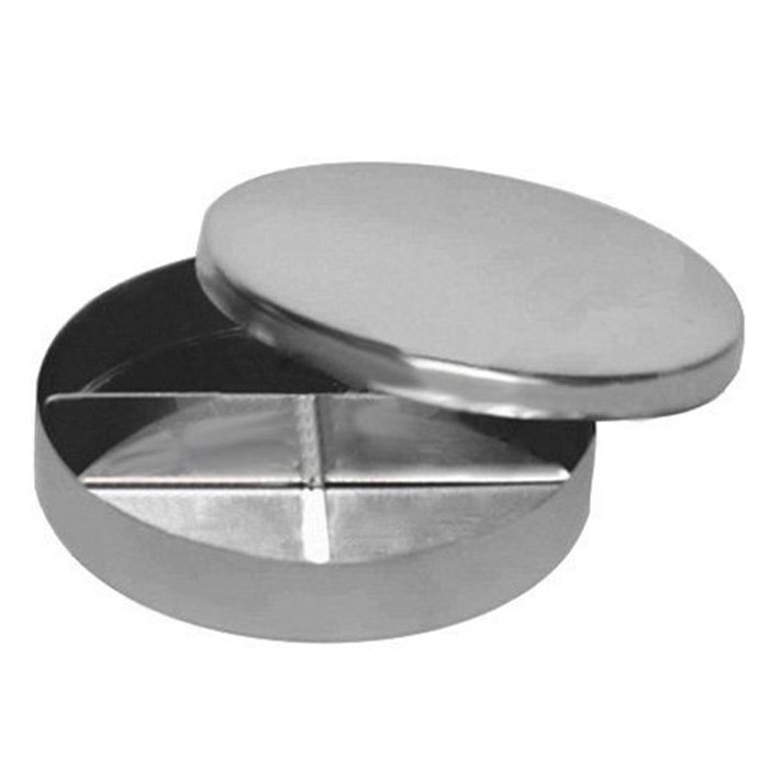 Лоток стоматологический с крышкой ЛСК - "МЕДИКОН", 100х25 с разделителем 1/4