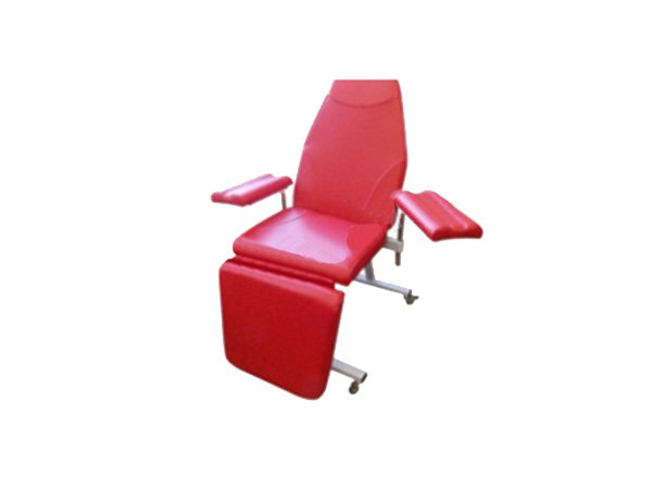 Кресло донора для забора крови К-02дн, цвет красный